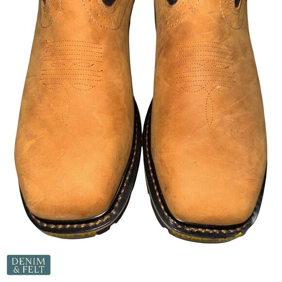 Cody James 11” Waterproof Composite Toe Work Boots Men’s Size 9D Tan NEW - Picture 10 of 14